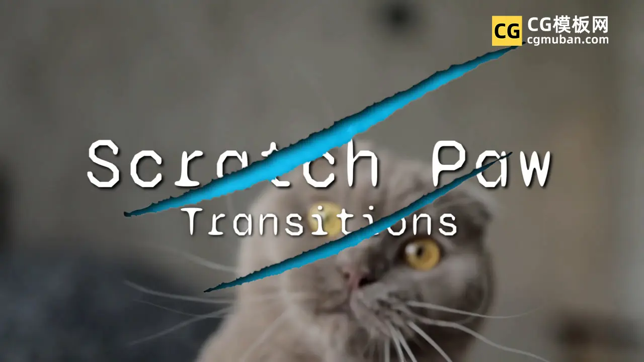 FCPX划痕转场模板 酷炫游戏动漫风兽狼爪视频过渡finalcutpro插件 Scratch Paw Transitions插图
