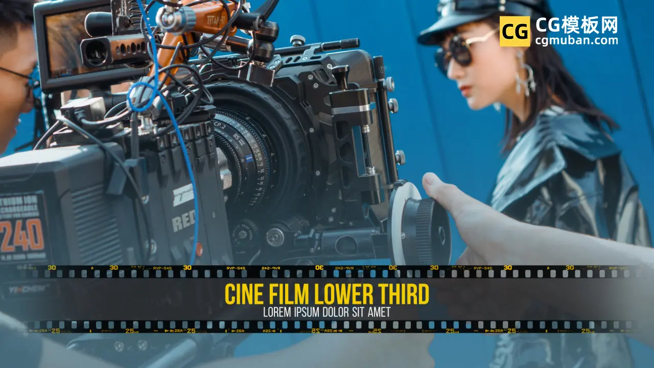 Cine Film Lower Third