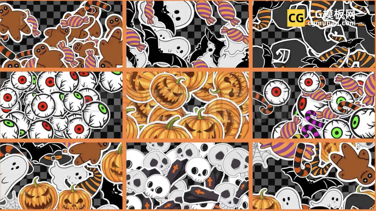 Fun Halloween Transitions Pack