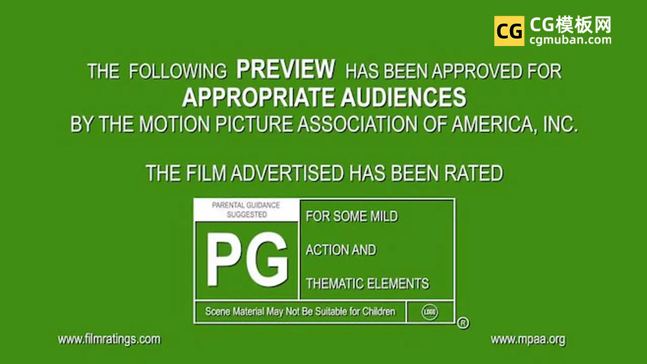 Rating Film Green Screen Opening