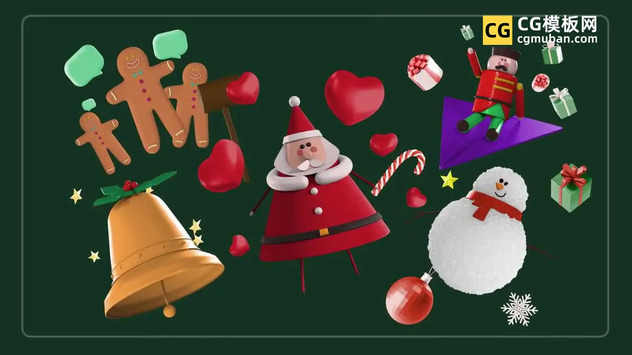 3D Christmas Icons Pack