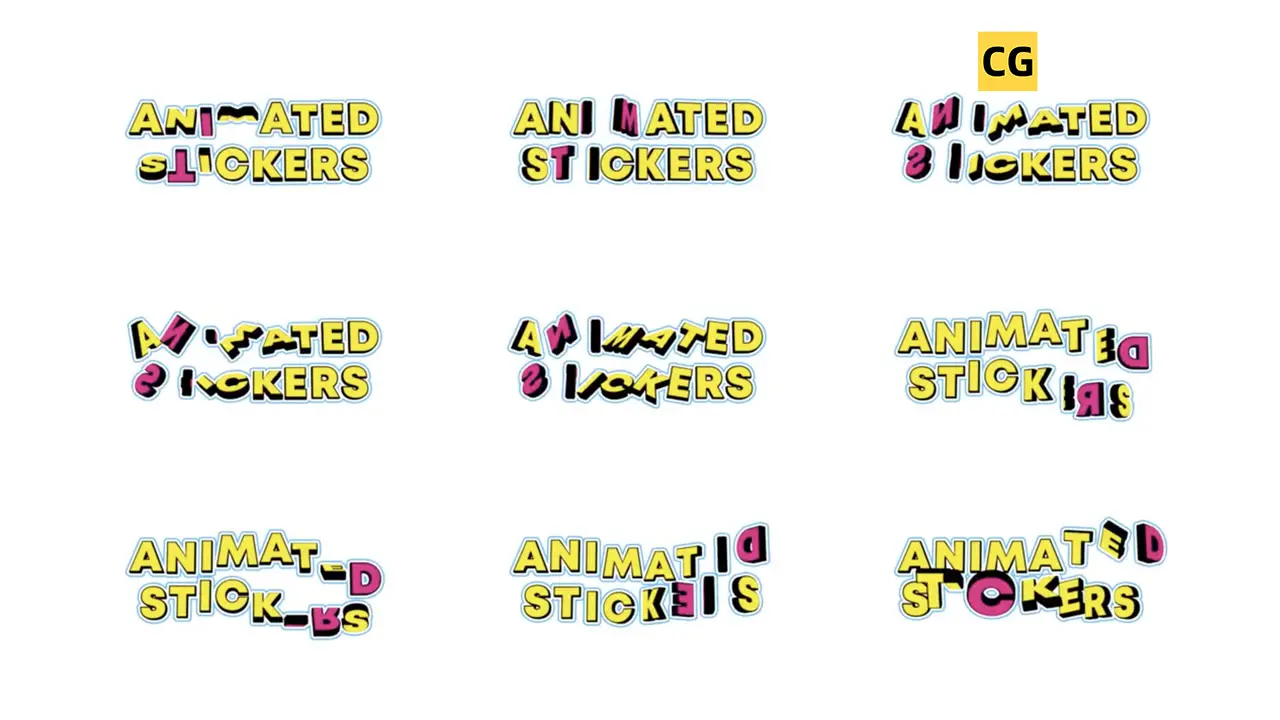 Animated Text Stickers