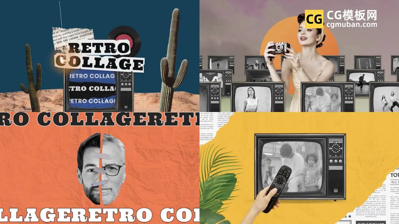 retro-collage-promo 预览图