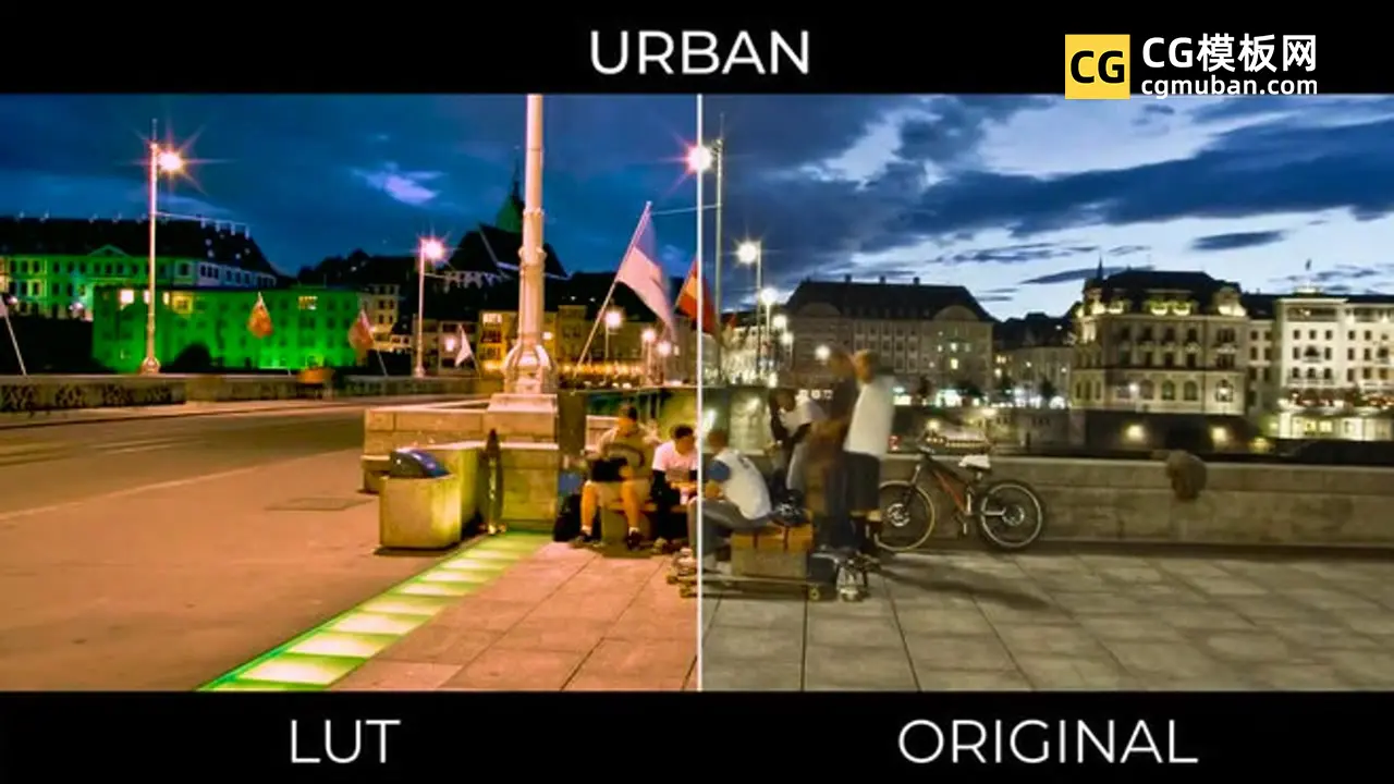 12个都市城市夜景风格调色预设 LUTs