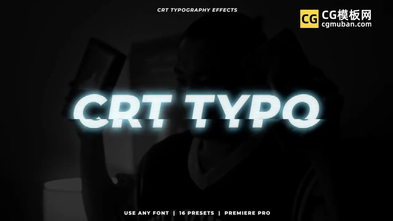 CRT Typography Effects