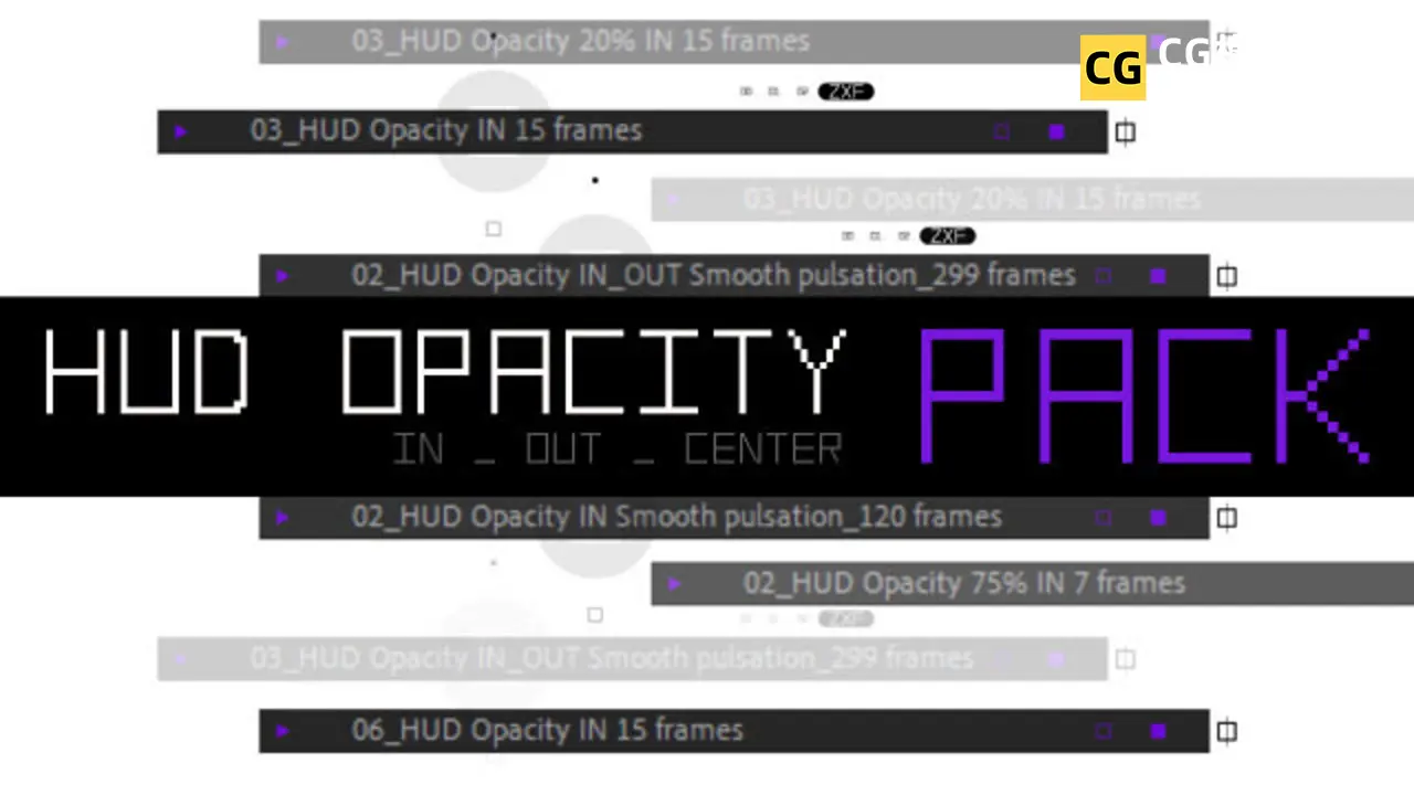 HUD Opacity In_Out_Center