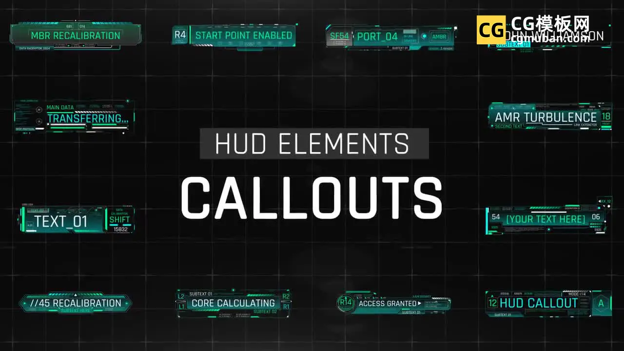 HUD Elements Callouts