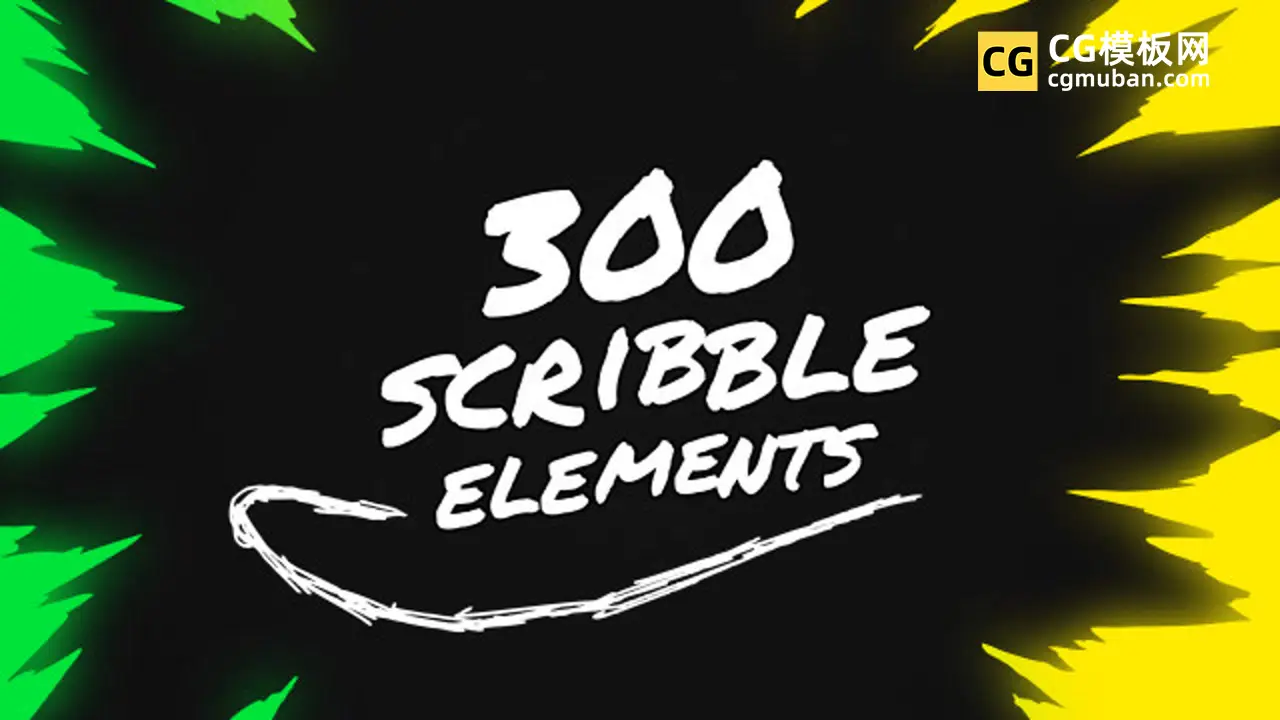 300 Scribble Elements预览图
