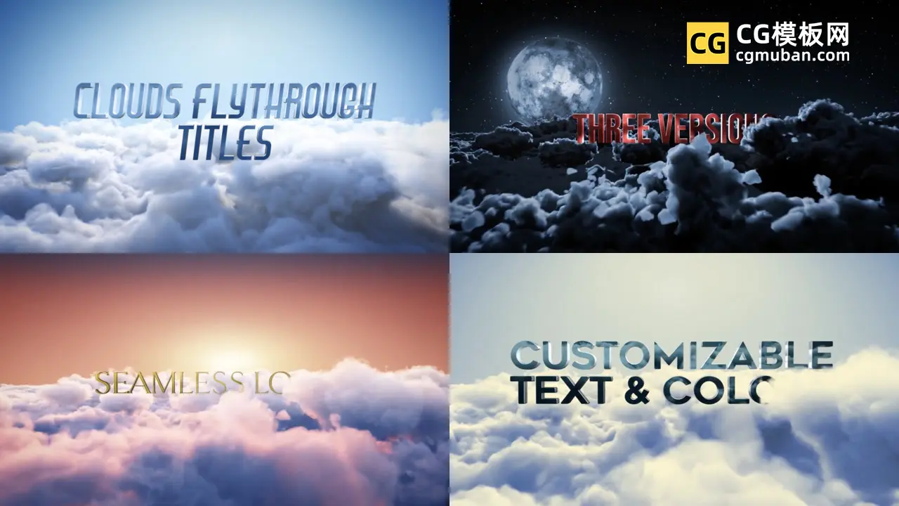 Clouds Flythrough Titles