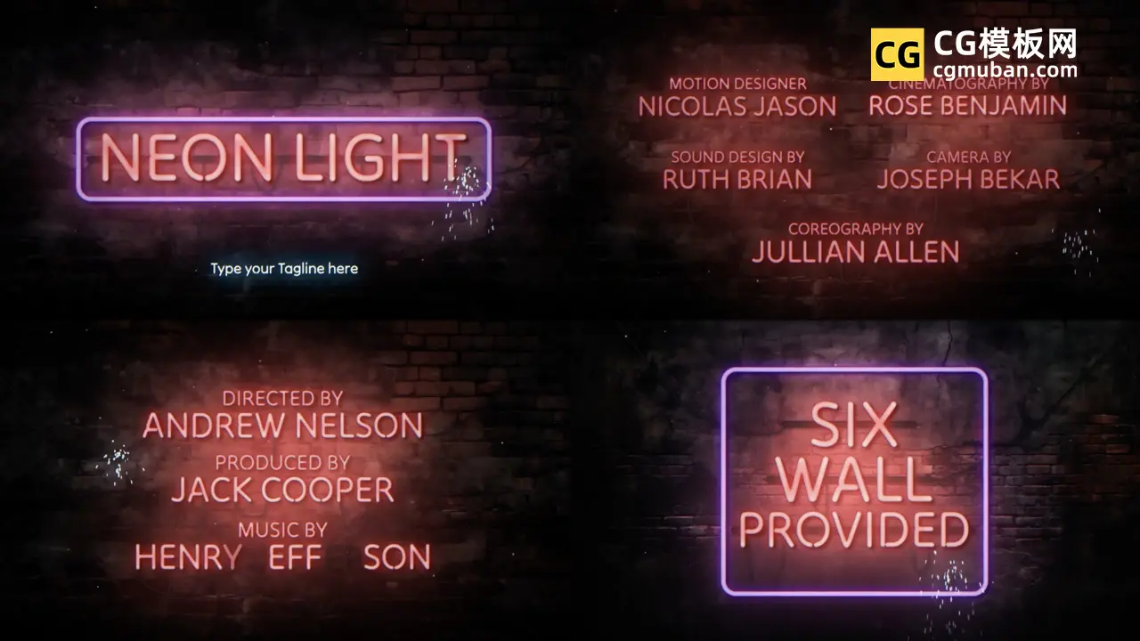neon-light-title 预览图