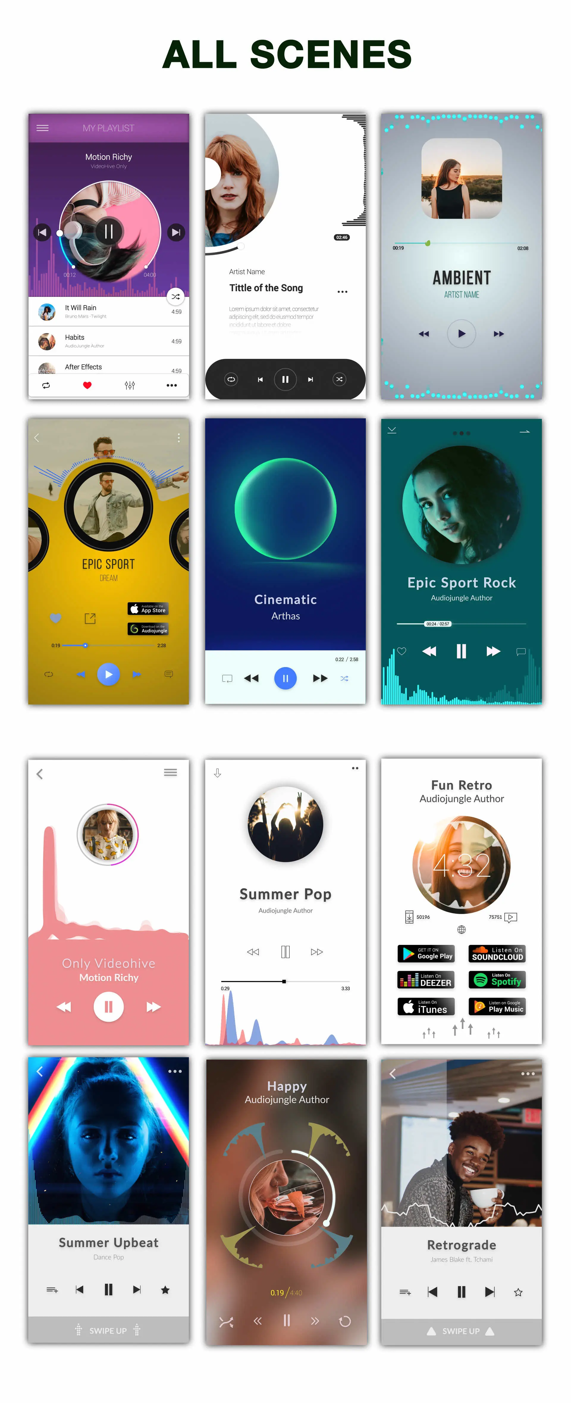 Music Visualization Players for Instagram Story1