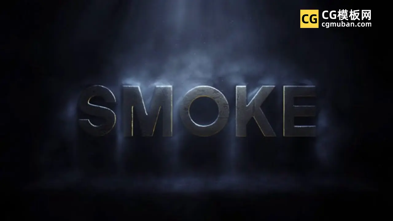PR电影片头模板 电影预告烟雾大气3D标题动画Pr动态图形