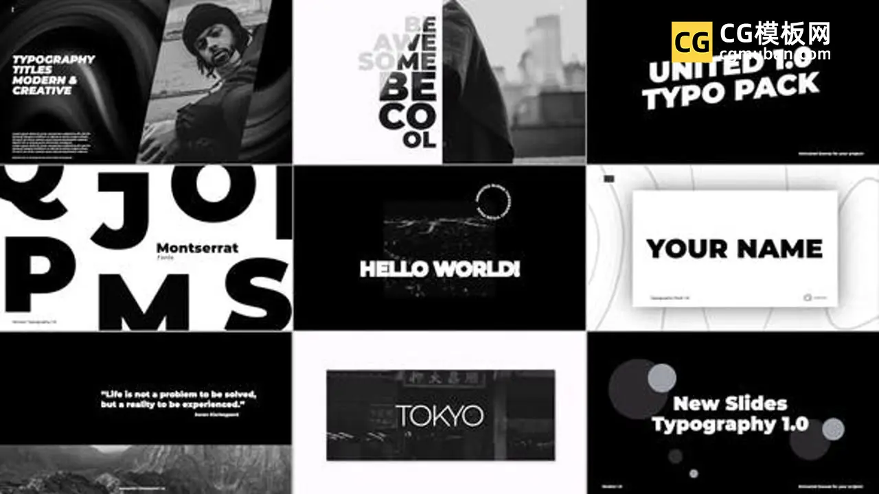 Videohive 33790839 Typography Titles