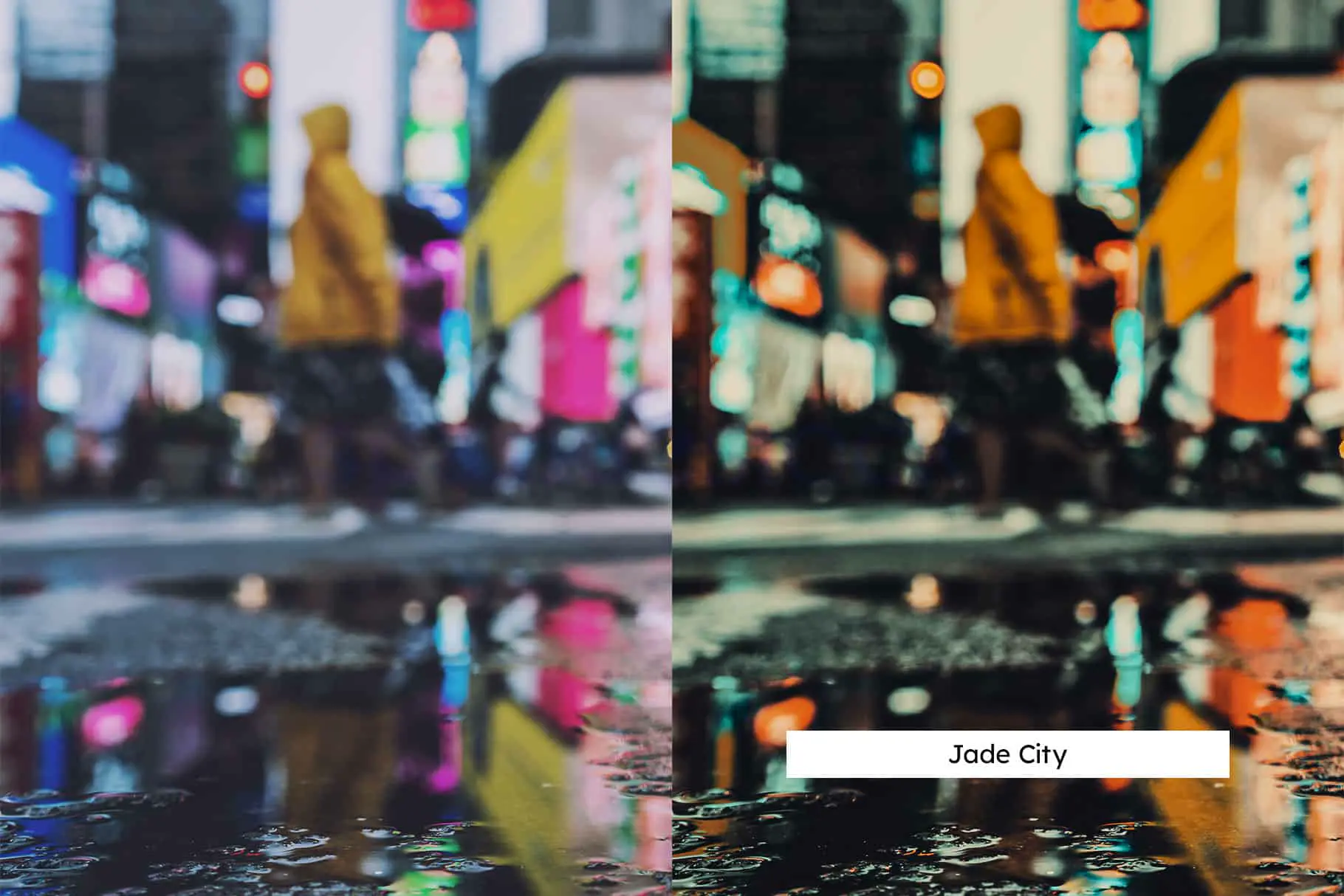 调色预设：20个城市雨夜反射 Lightroom 预设和 LUT 20 City Reflections Sparklestock插图(4)