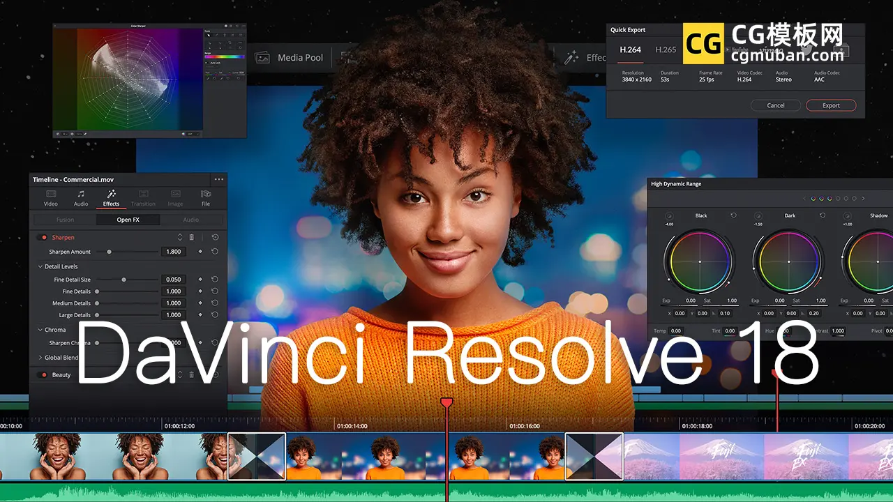 达芬奇18 Davinci Resolve 18 beta 3 完整版免费下载(Win&Mac)插图
