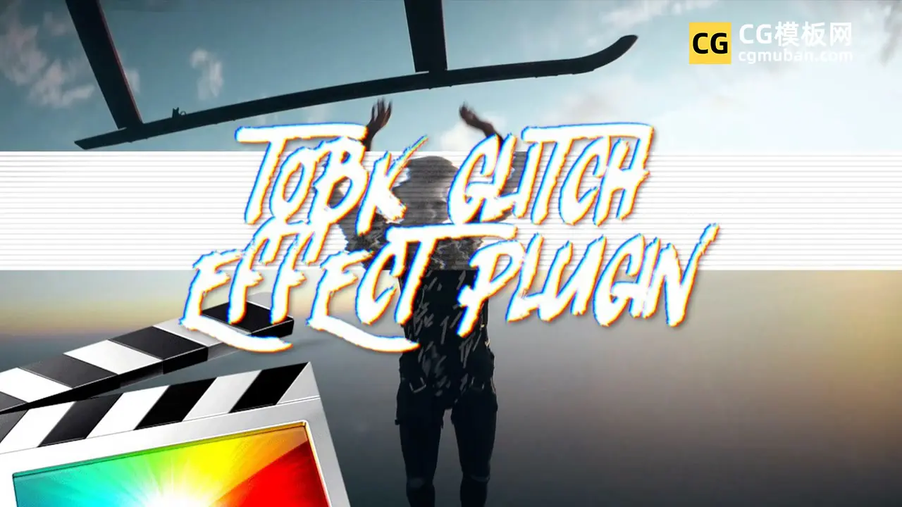 FCPX插件：20种图形视频Glitch故障特效果预设FCPX模板 完整版 TOBK Glitch Effect插图