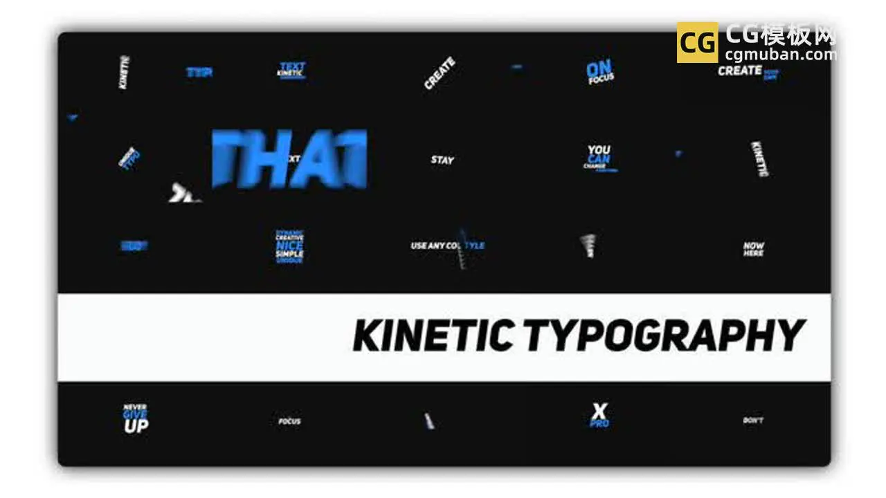 FCPX插件：倒鸭子文字排版 20个简约中文文字动画标题片头模板 Kinetic Typography插图