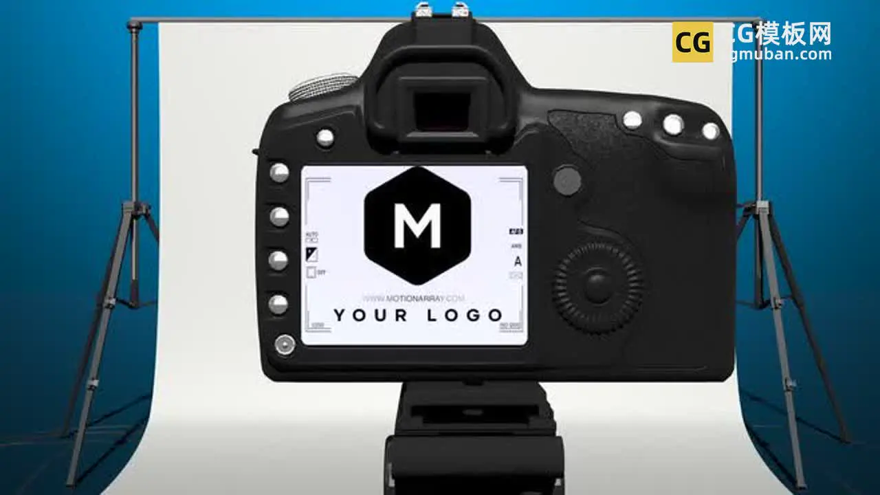 FCPX插件：影棚拍摄LOGO模板 单反推镜头摄影团队宣传视频片头 Photo Studio Logo插图