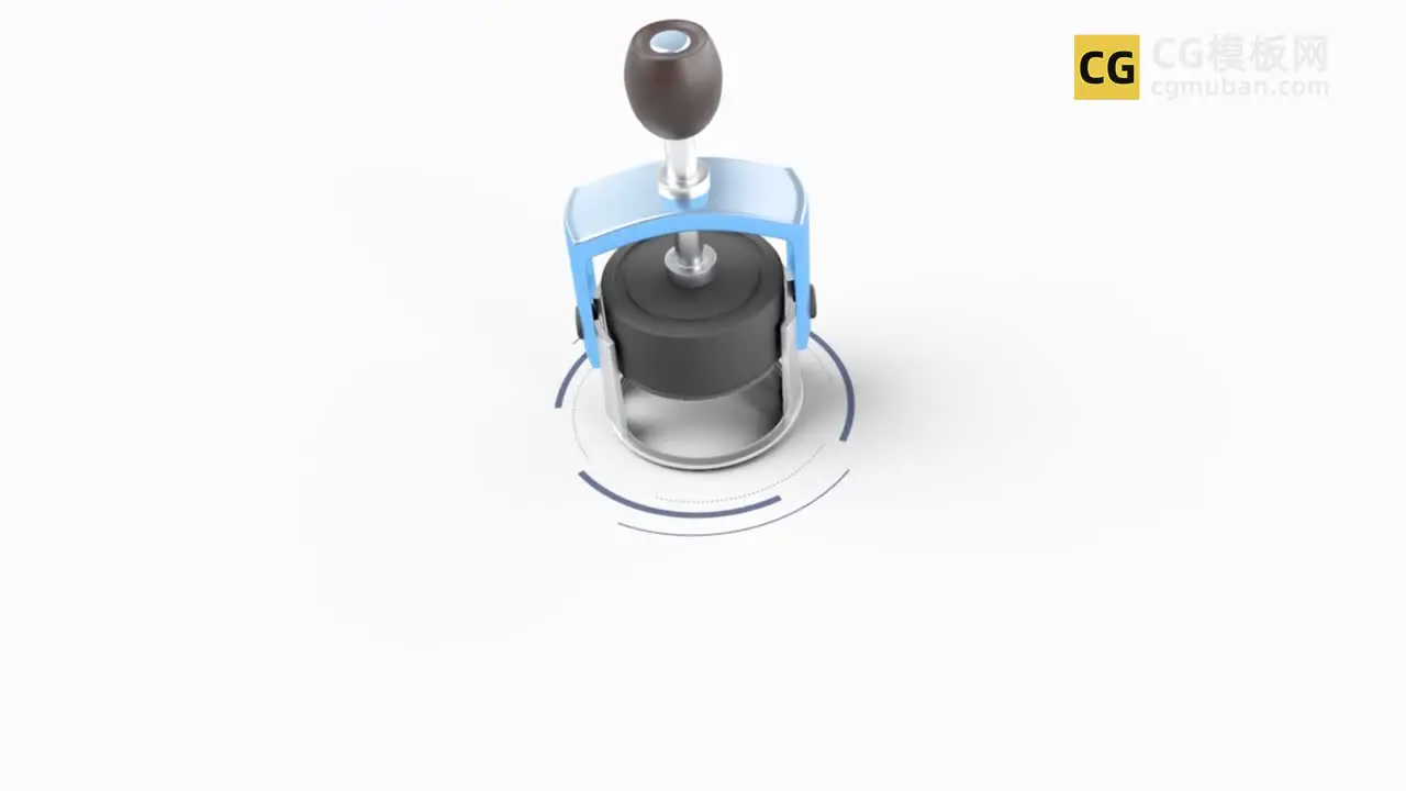 FCPX插件：橡皮图章徽标模板 3D立体橡皮戳视频片头 含音效 Rubber Stamp Logo V2插图