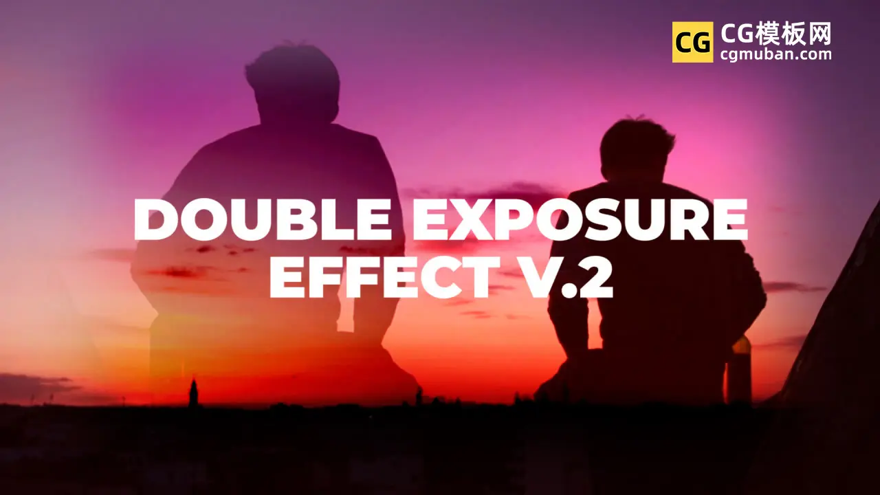 PR预设：双重曝光特效 8个背景叠化叠加素材pr视频效果 Double Exposure Effect V.2插图