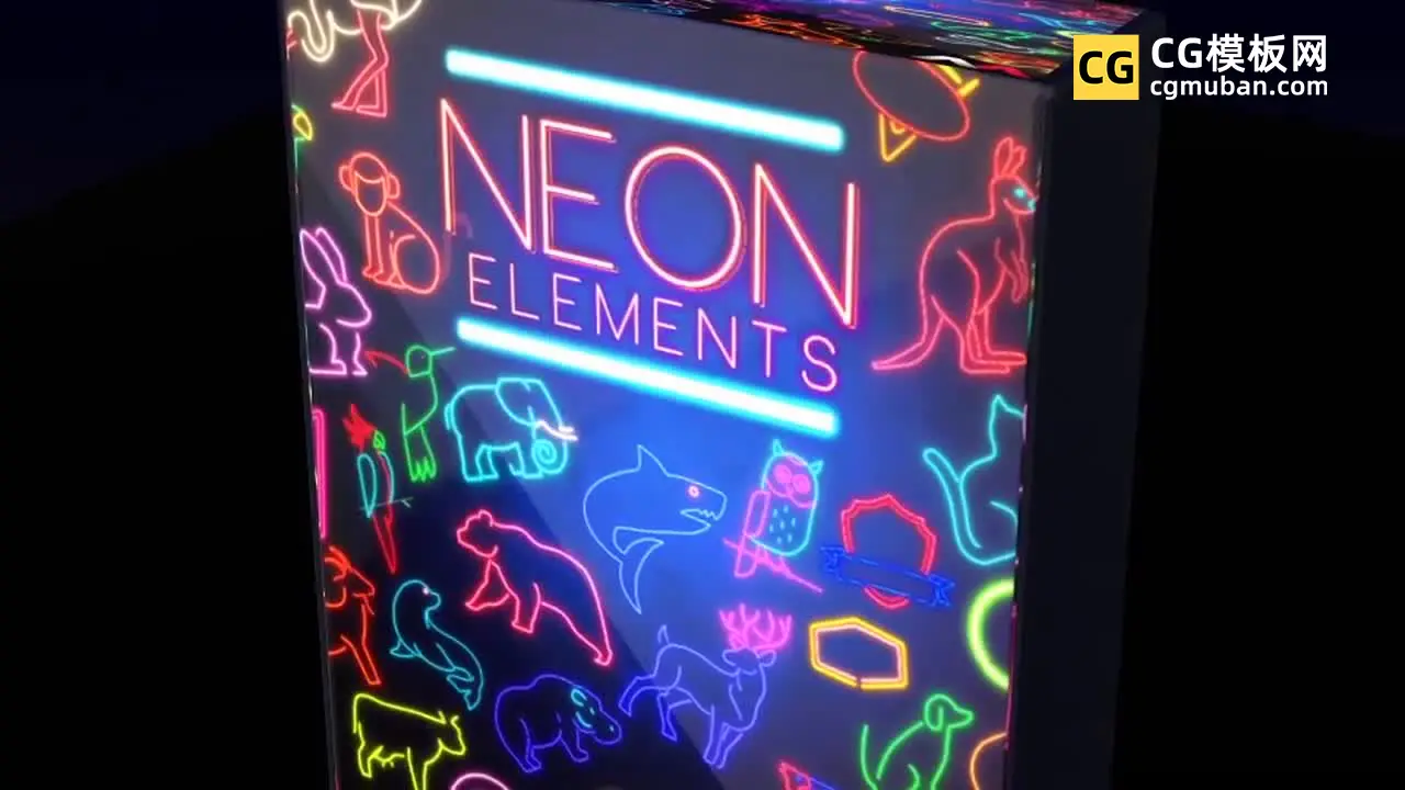 Neon Animal Elements