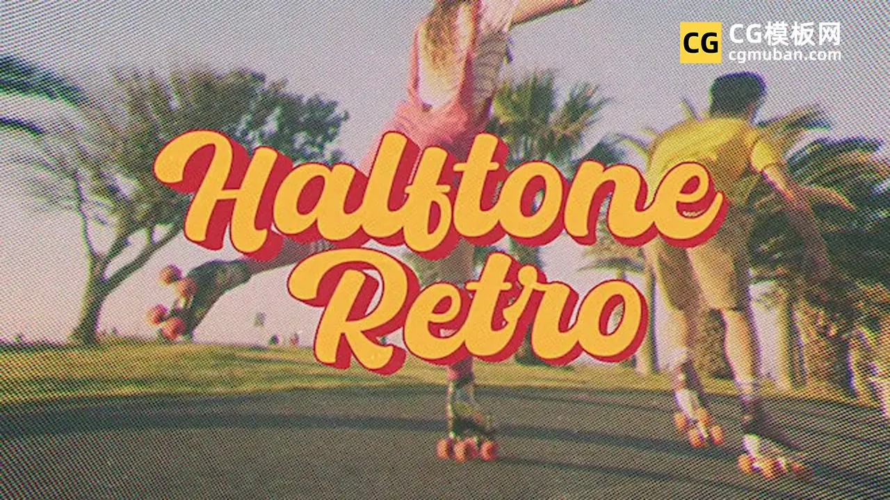 Halftone Retro Reveal