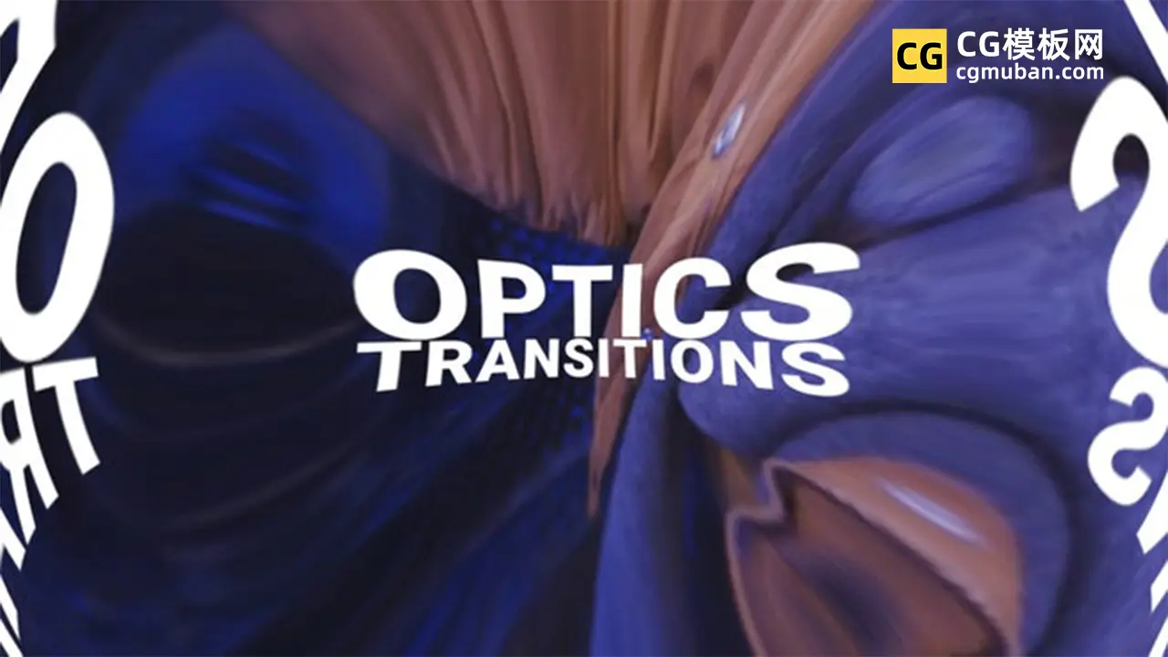 PR模板：画面扭曲转场模板 7个冲击变形电视节目商业广告视频过渡 Optics Transitions插图
