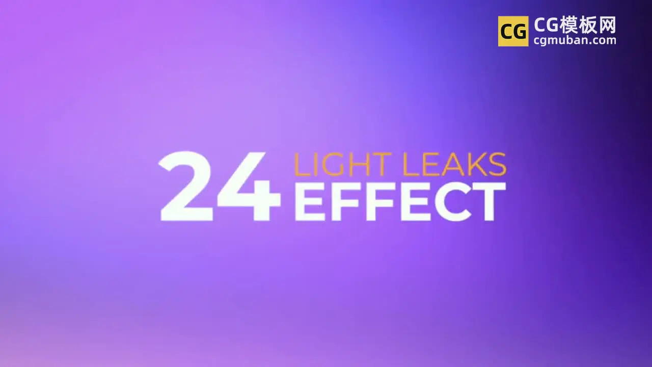 FCPX插件：镜头炫光晕镜头漏光素材 24组斑光线预设FCPX模板 Light Leaks Effect插图