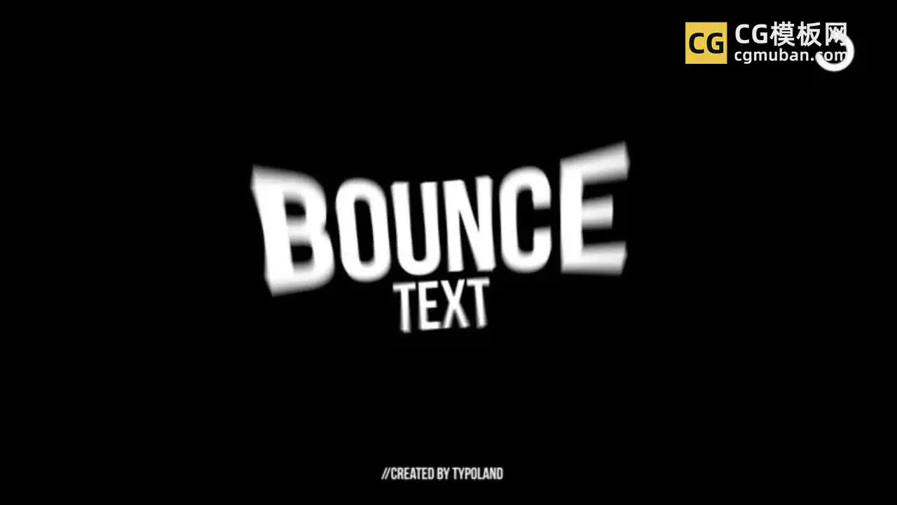 FCPX插件：53个文字标题 弹跳动画入出动作预设MV字幕FCPX歌词模板 50 Bounce Text Animations插图