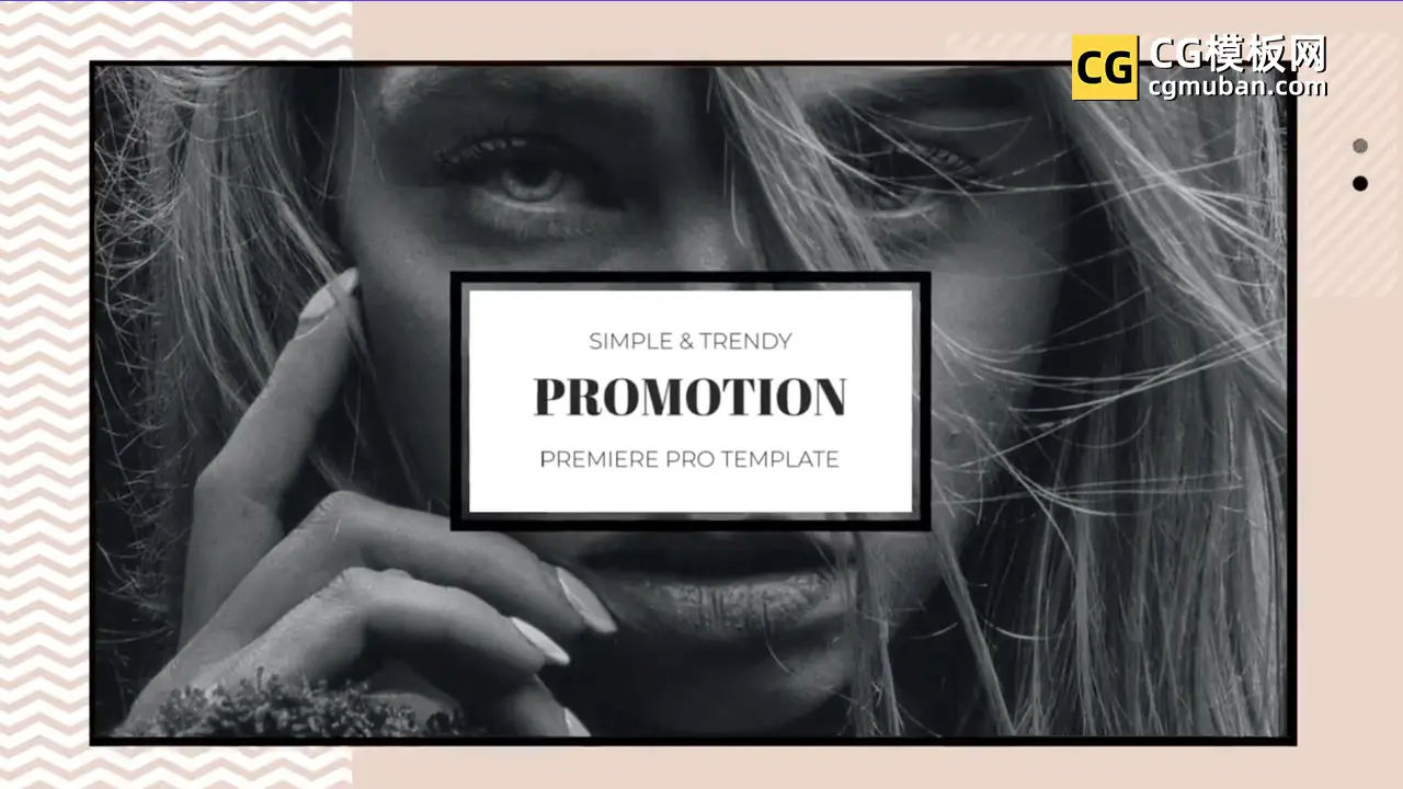 PR模板：潮流时尚品牌宣传 模特展示时尚杂志活动宣传视频剪辑premiere模板 Trendy Promo插图