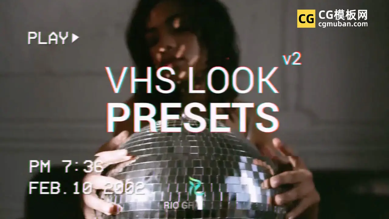 PR预设 UP必备摄影机VHS复古噪点故障老式放映机电影特效Premiere预设 Vhs Look Presets v2插图