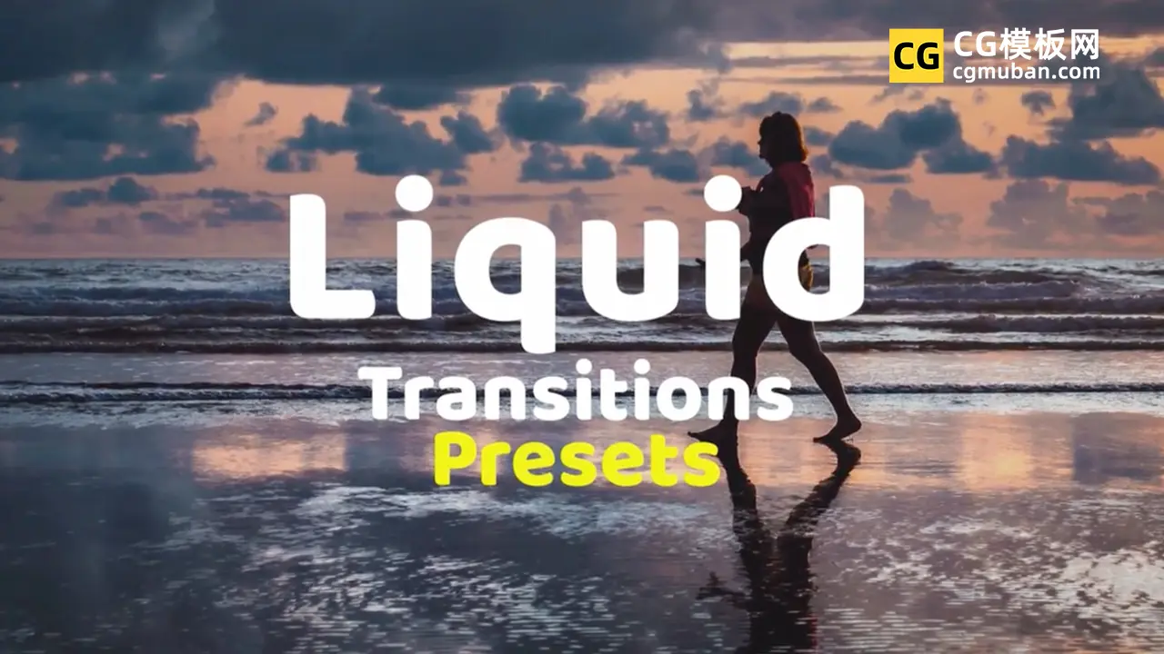 PR预设：抖音弹跳转场 15种液体形变平滑弹跳卡点过渡转场效果模板 Liquid Transitions Presets插图