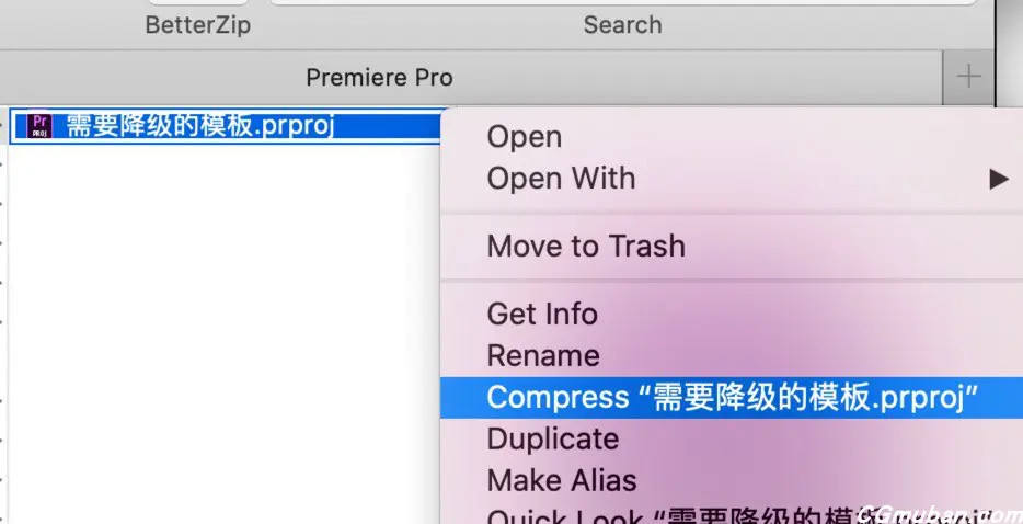 PR工程降级工具分享，用低版本Premiere软件打开PR高版本模板文件的方法。支持Windows/MacOS插图(6)